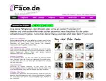 Tablet Screenshot of myface.de